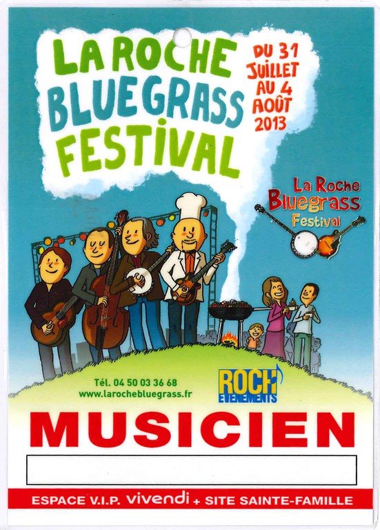 La Roche bluegrass fest Francie