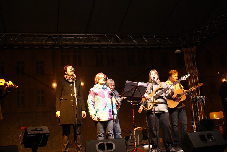Vánoční koncert v ČB na náměstí