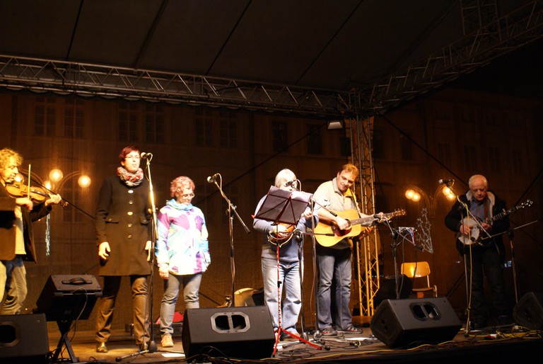 Vánoční koncert v ČB na náměstí